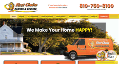 Desktop Screenshot of firstchoiceheat.com